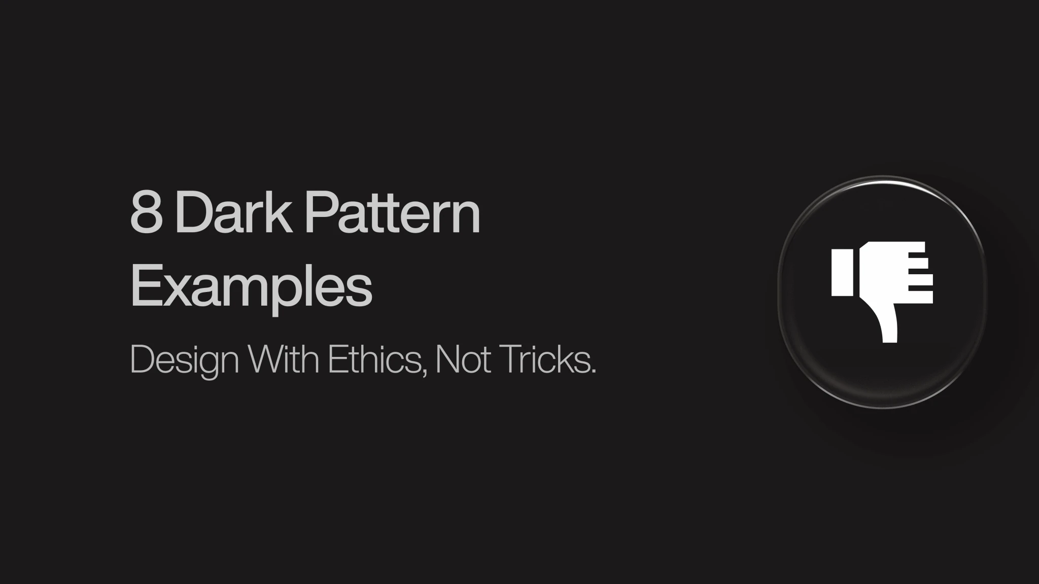 Dark Pattern Examples