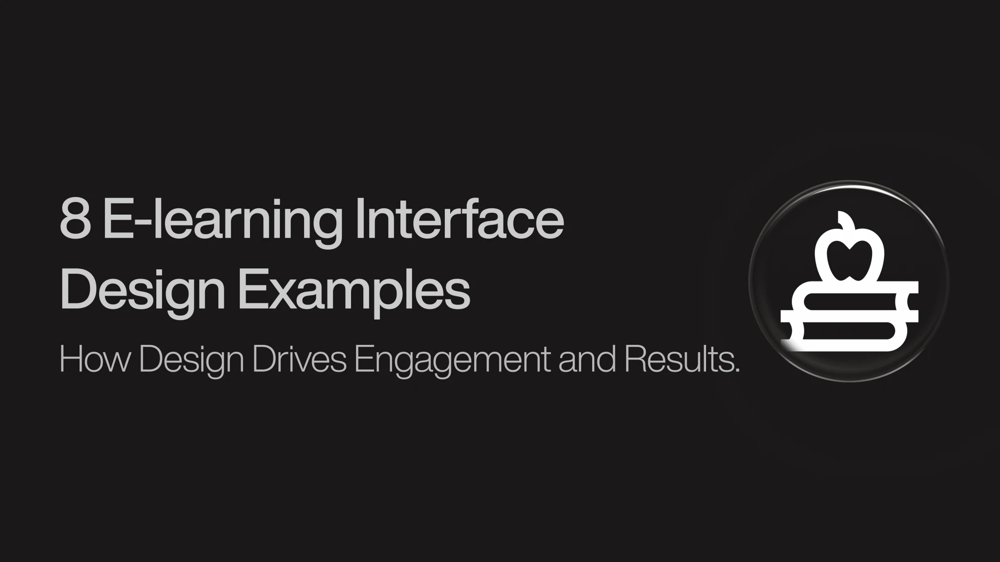 elearning interface design examples
