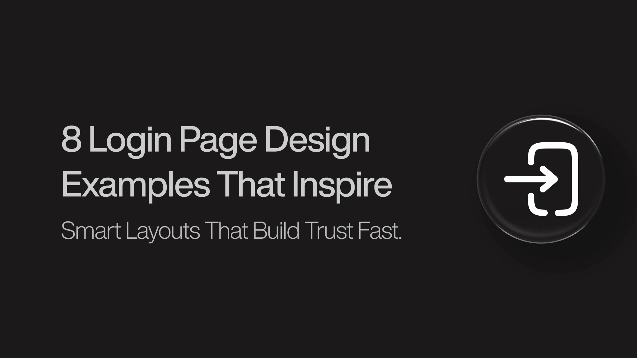 Login Page Design Examples