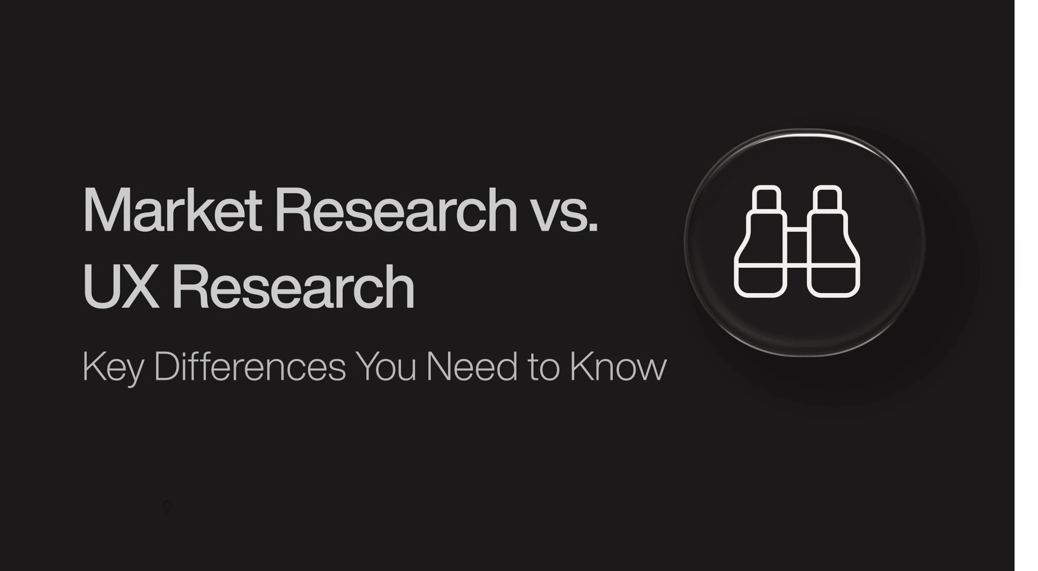 market research vs ux research - key differences UX teams should know about