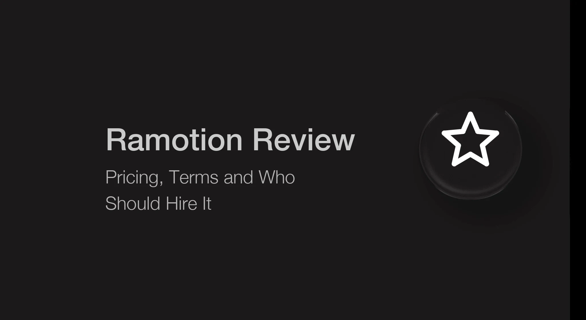 Ramotion review 2026: pricing, packages and client reviews