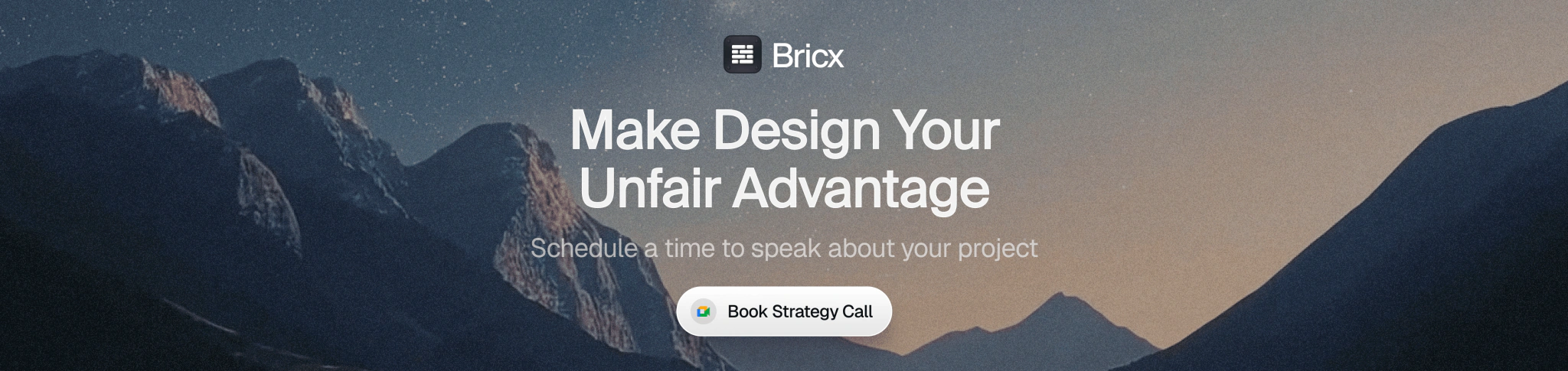 Book a strategy call with Bricx