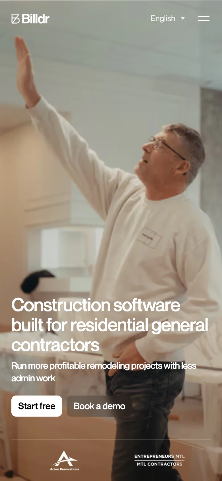 Billdr for residential general contractors