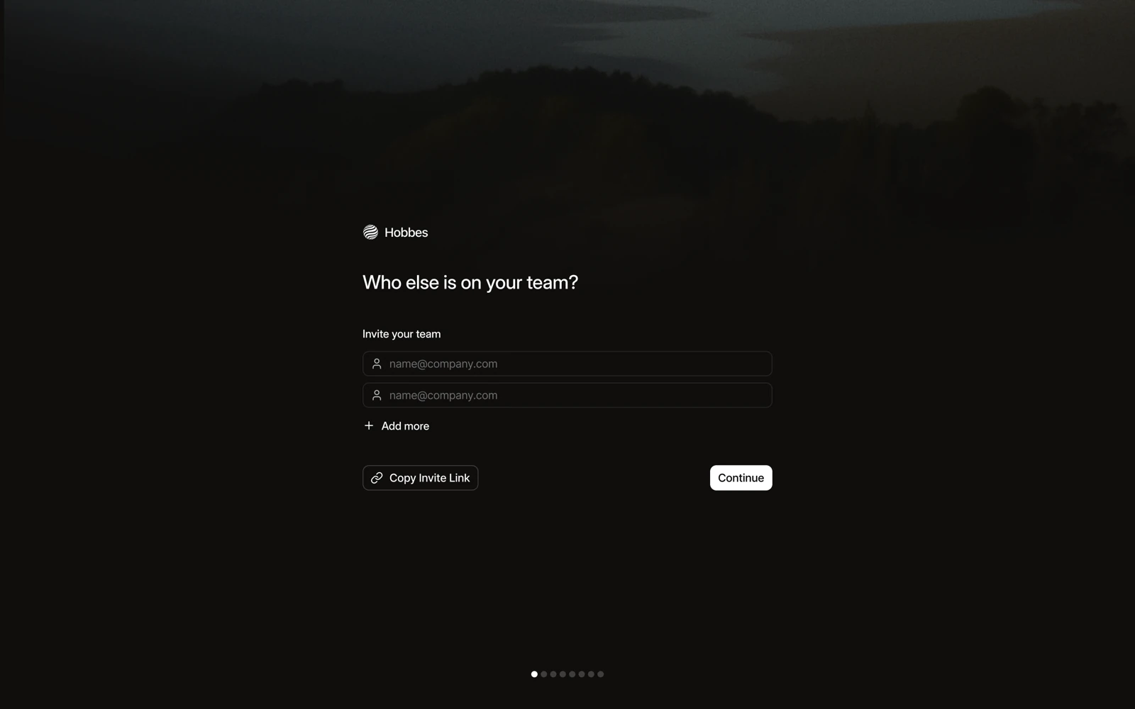Hobbes product interface 3