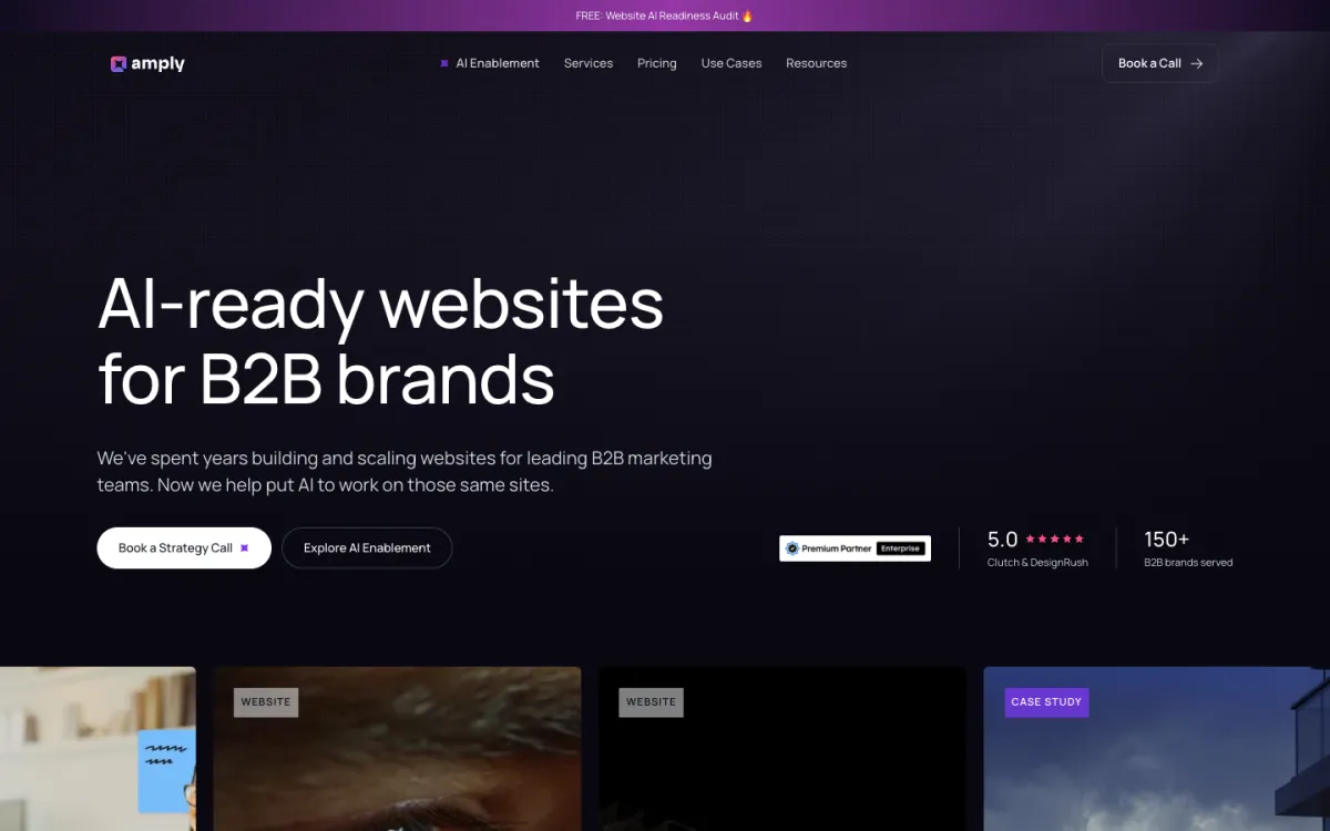 Amply homepage