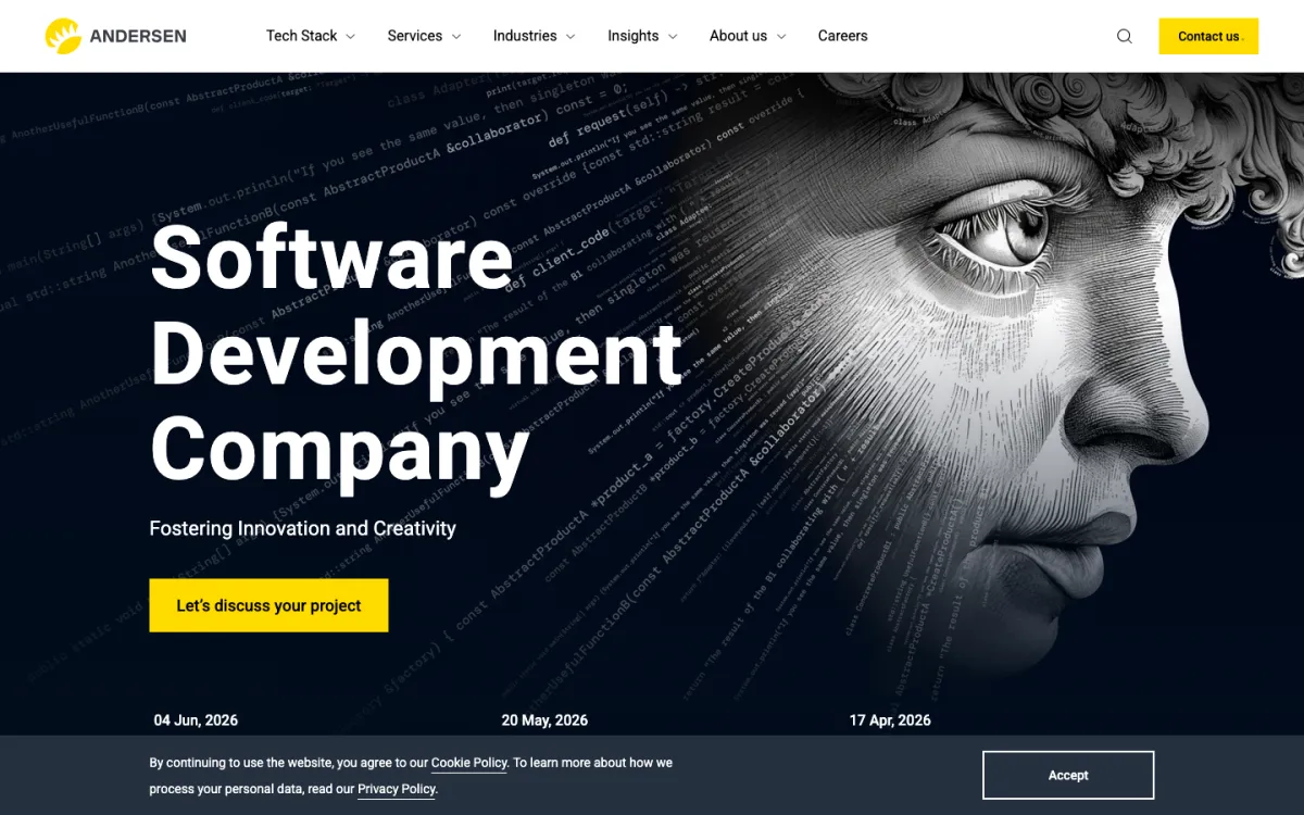 Andersen homepage