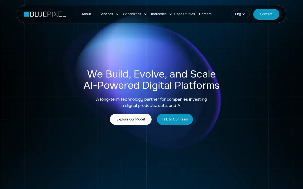BluePixel homepage