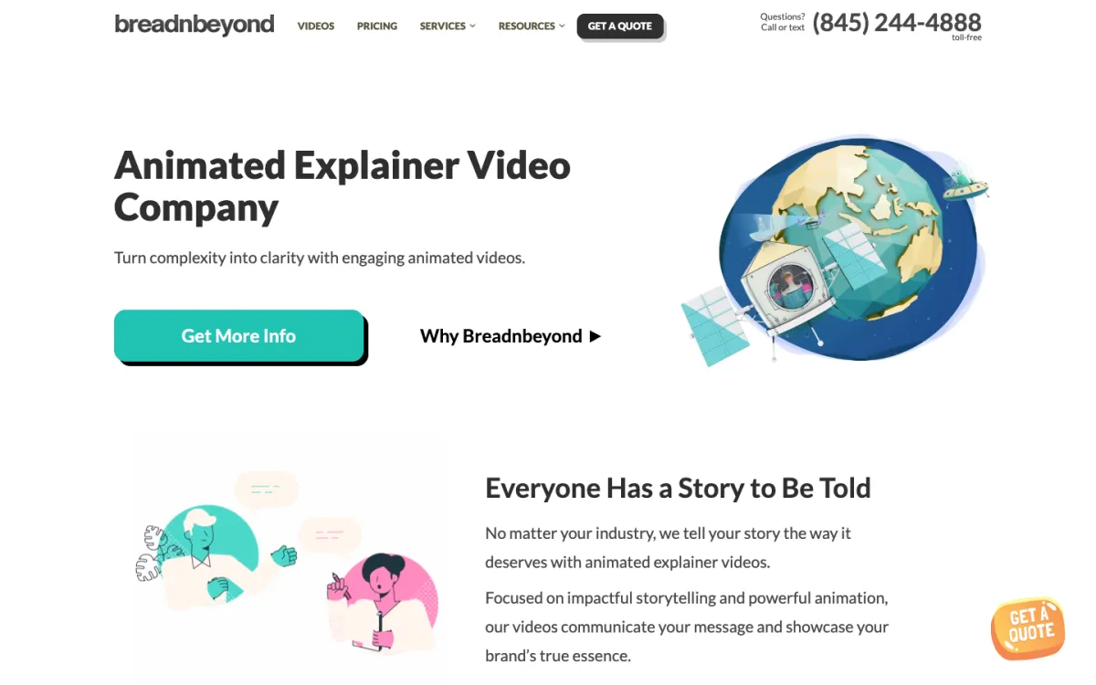 Breadnbeyond homepage
