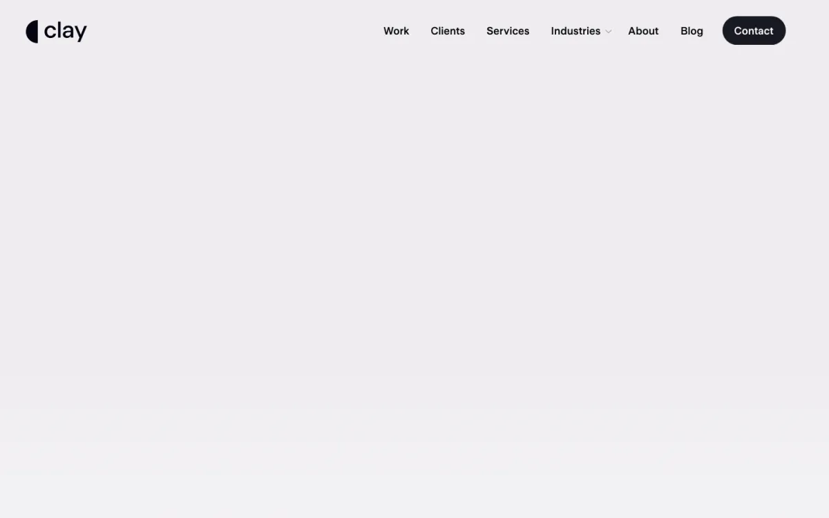 Clay homepage