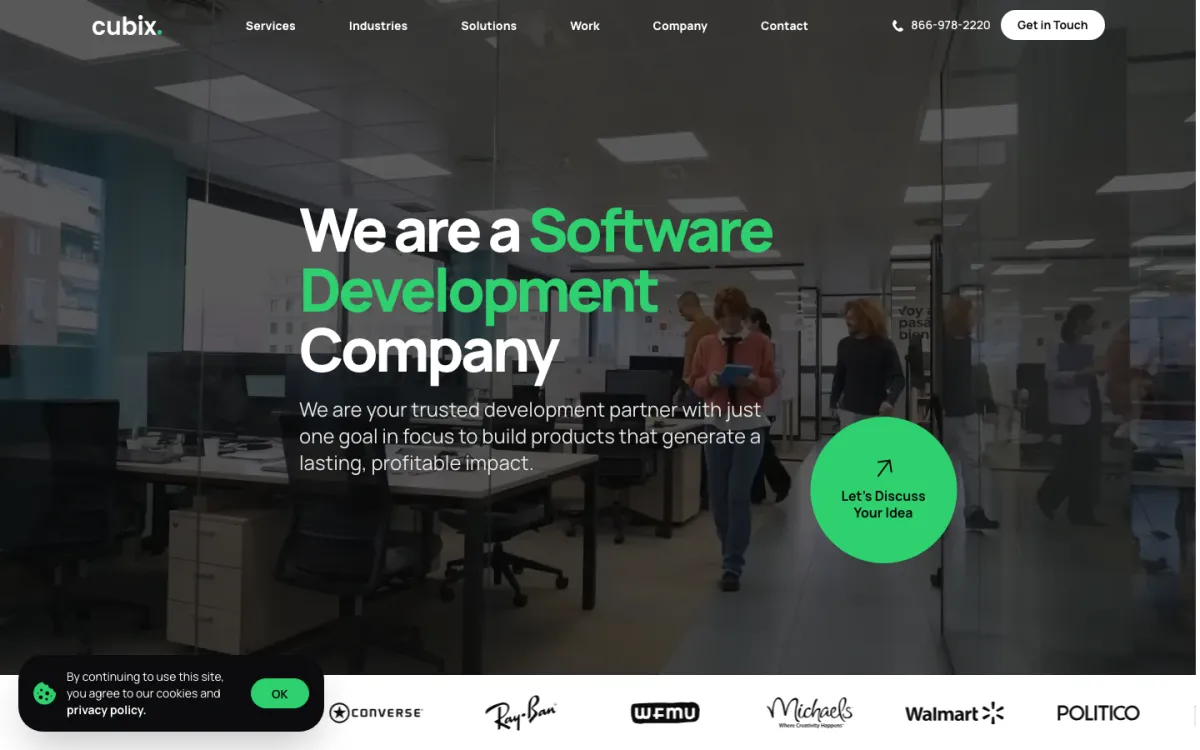 Cubix homepage