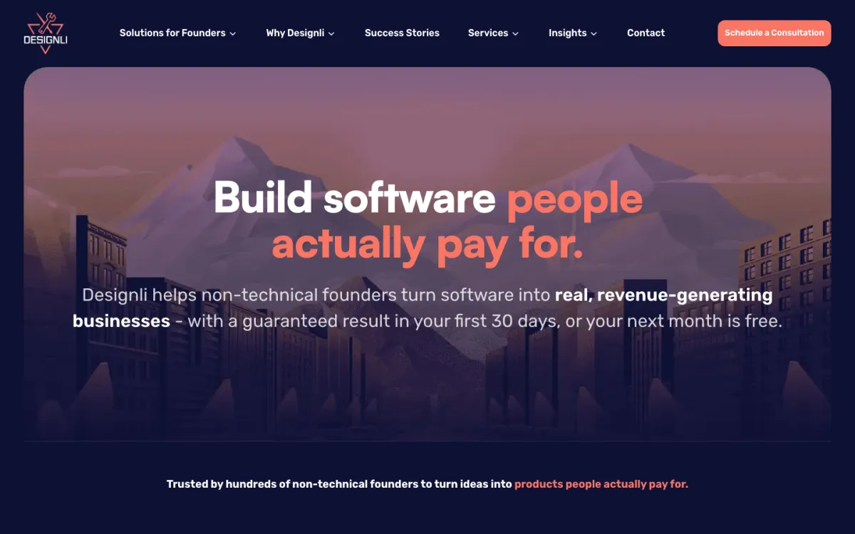 Designli homepage