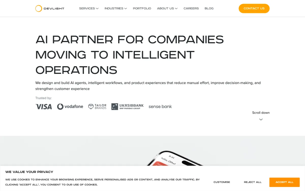 Devlight homepage