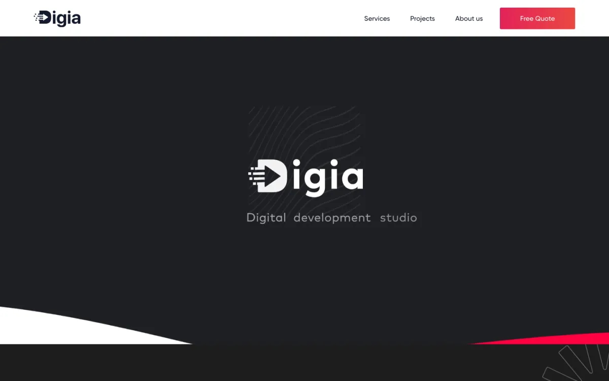 Digia homepage