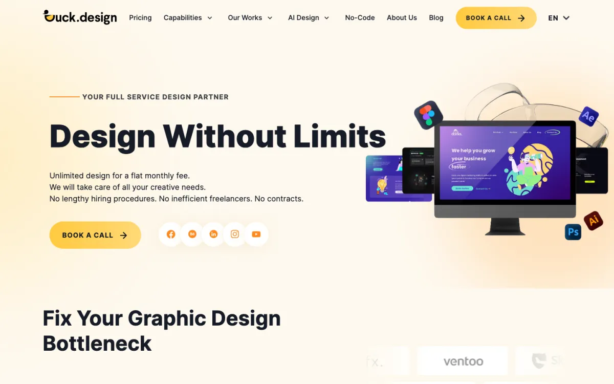 Duck.Design homepage