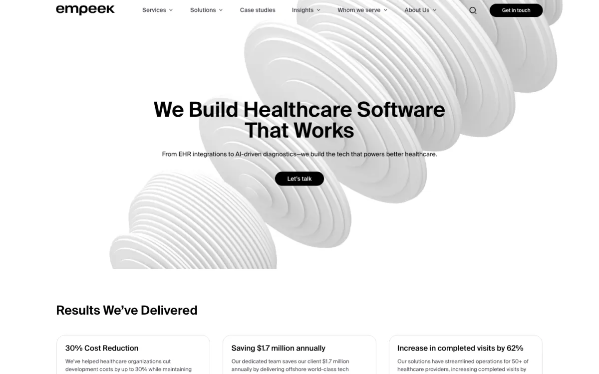 Empeek homepage