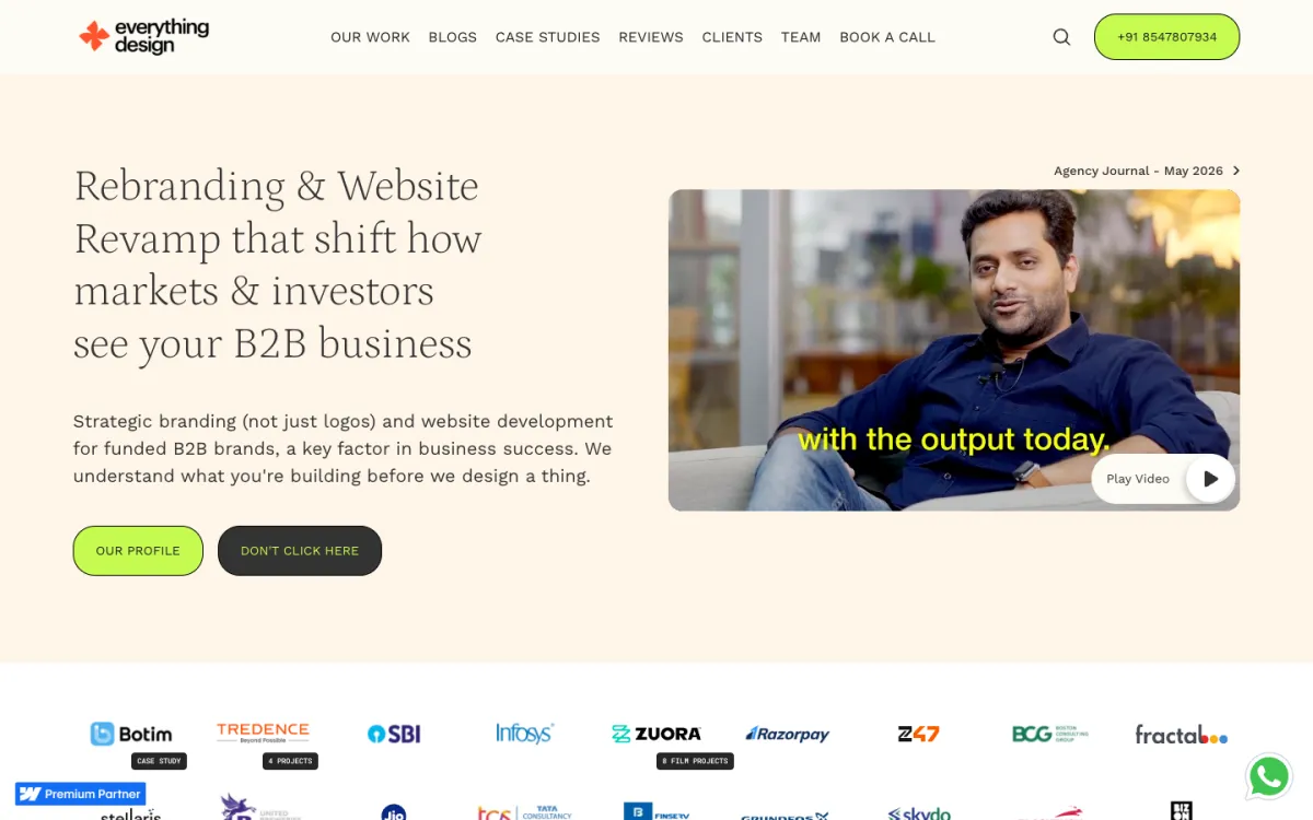 Everything Design homepage