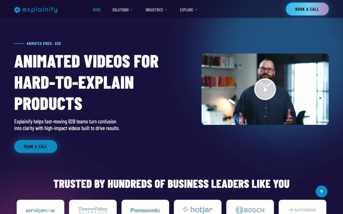 Explainify homepage