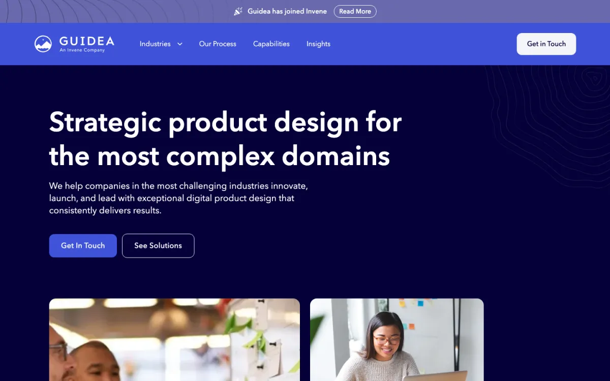 Guidea homepage