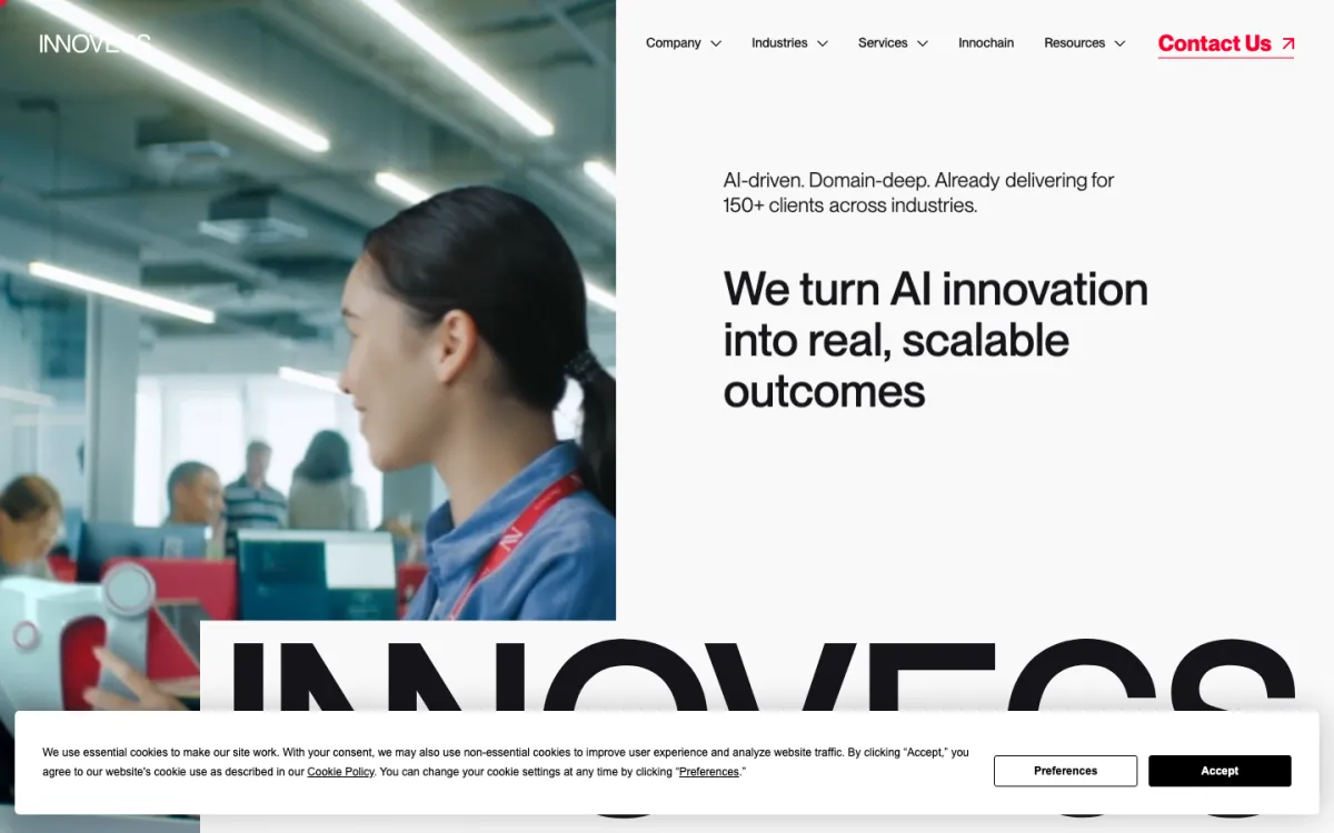 Innovecs homepage