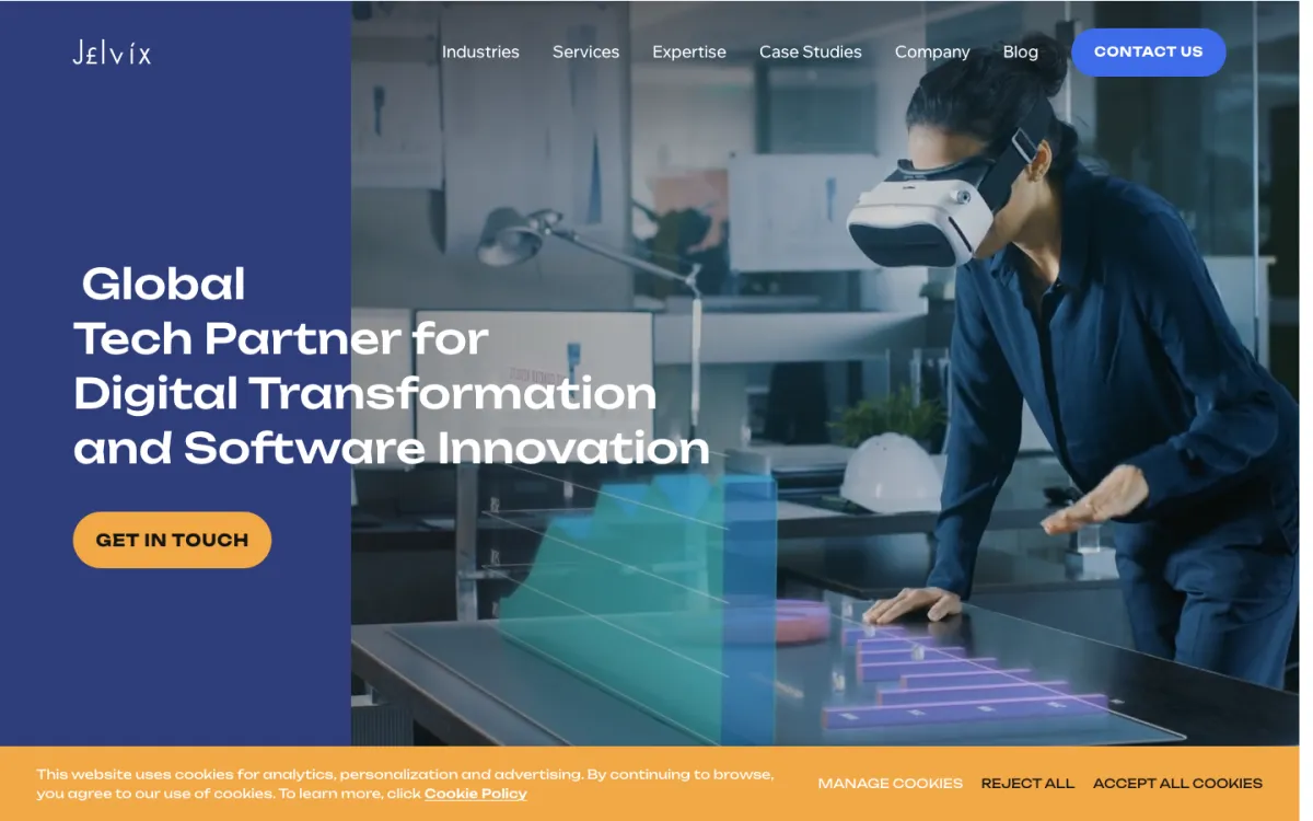 Jelvix homepage