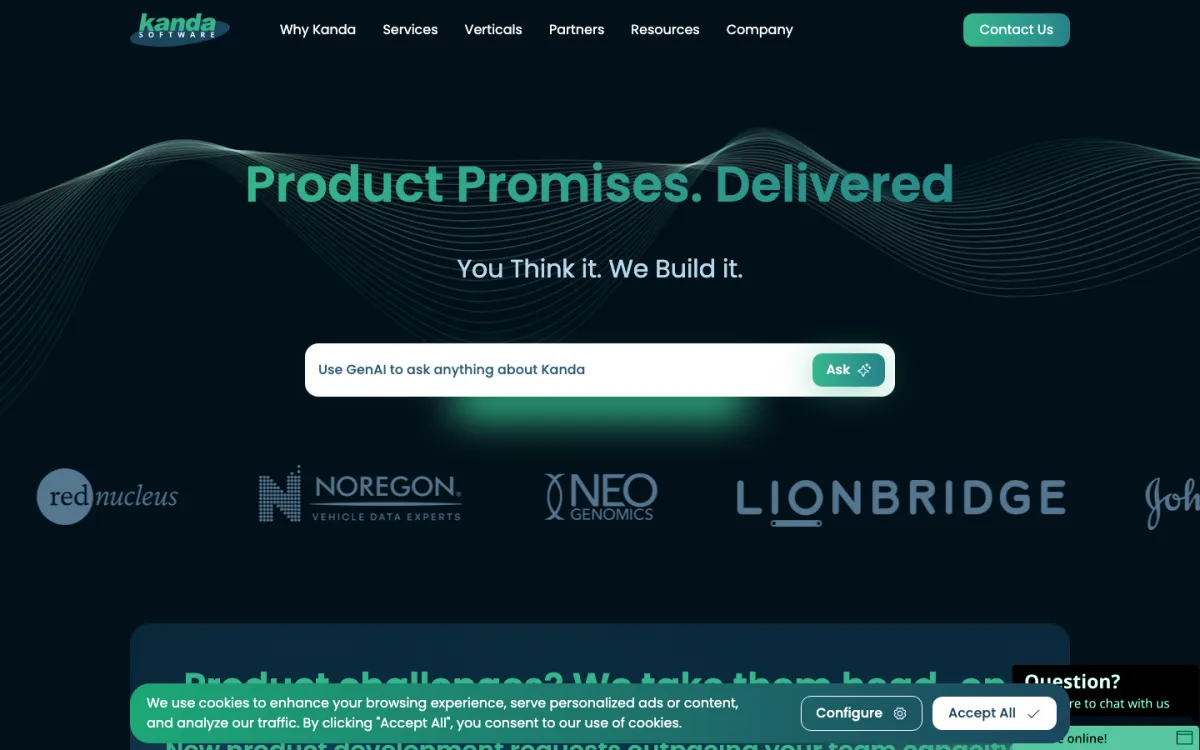 Kanda Software homepage