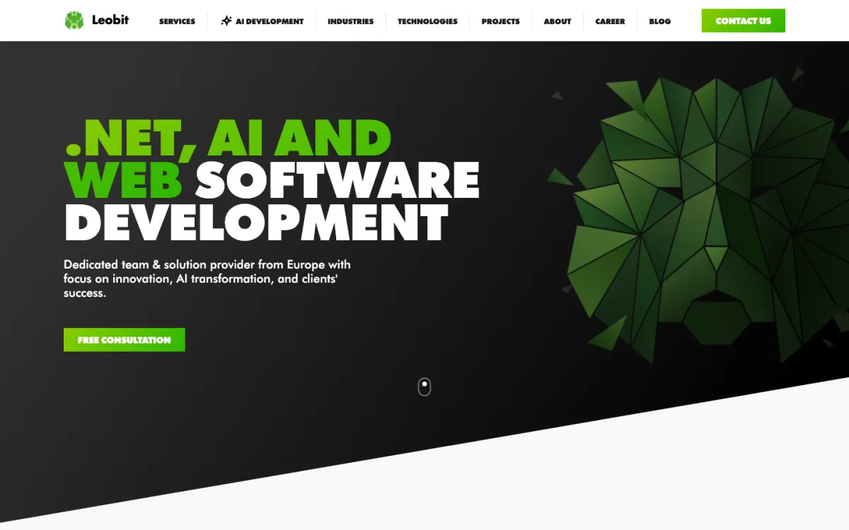 Leobit homepage