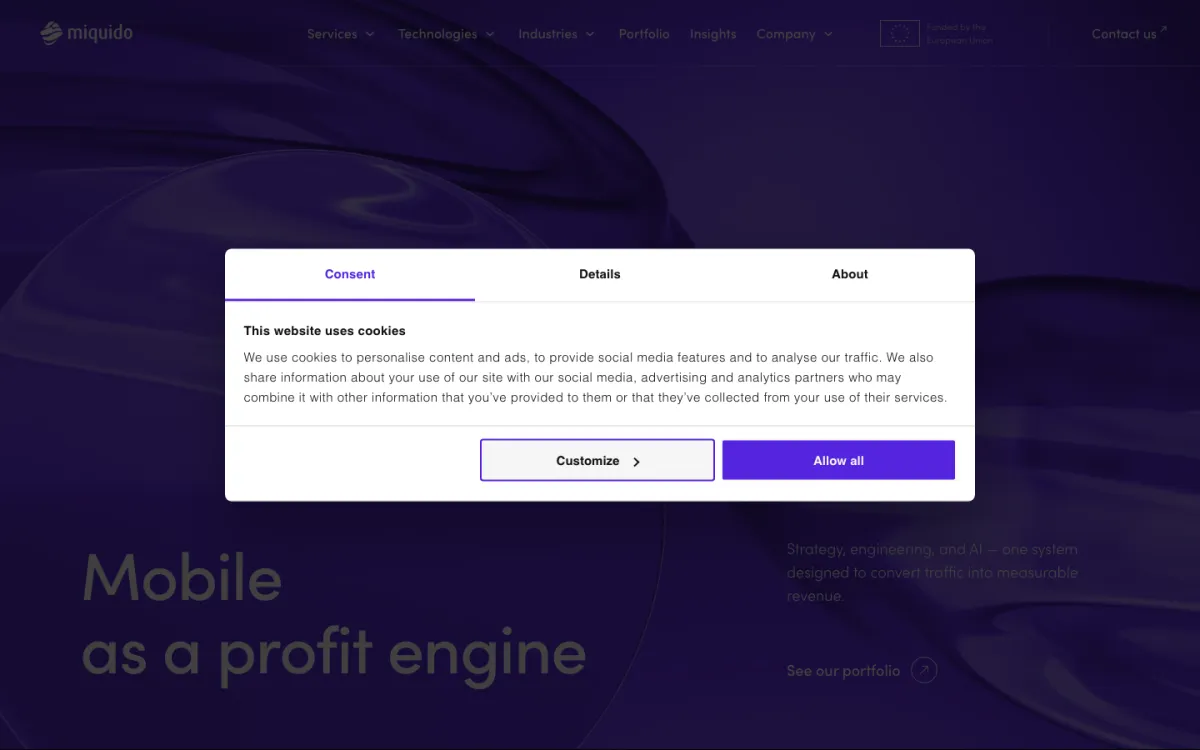 Miquido homepage