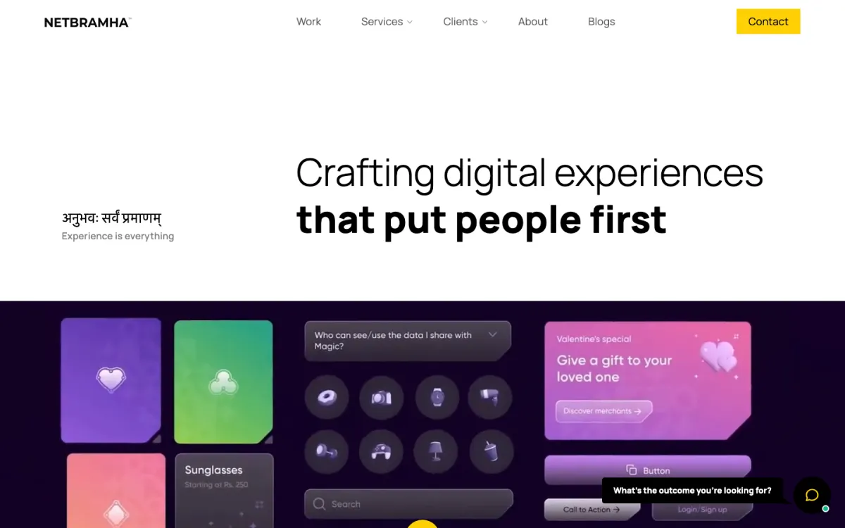 NetBramha Studios homepage