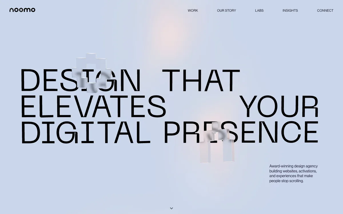 Noomo homepage