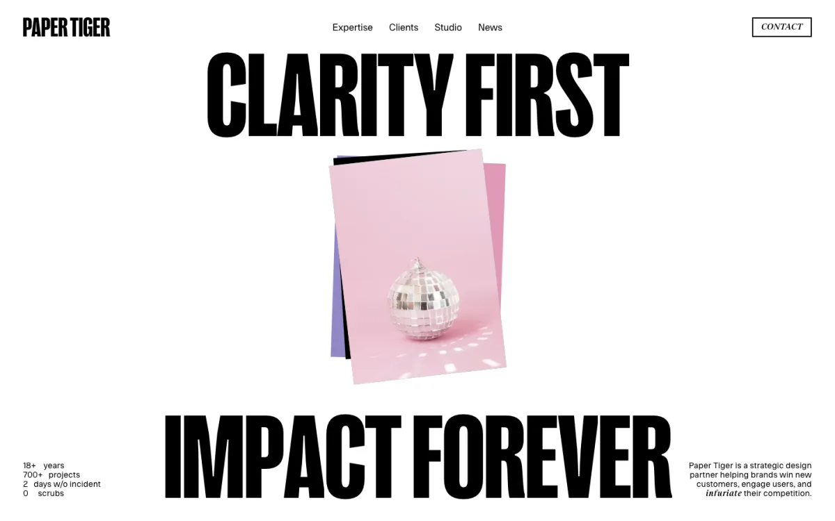 Paper Tiger homepage
