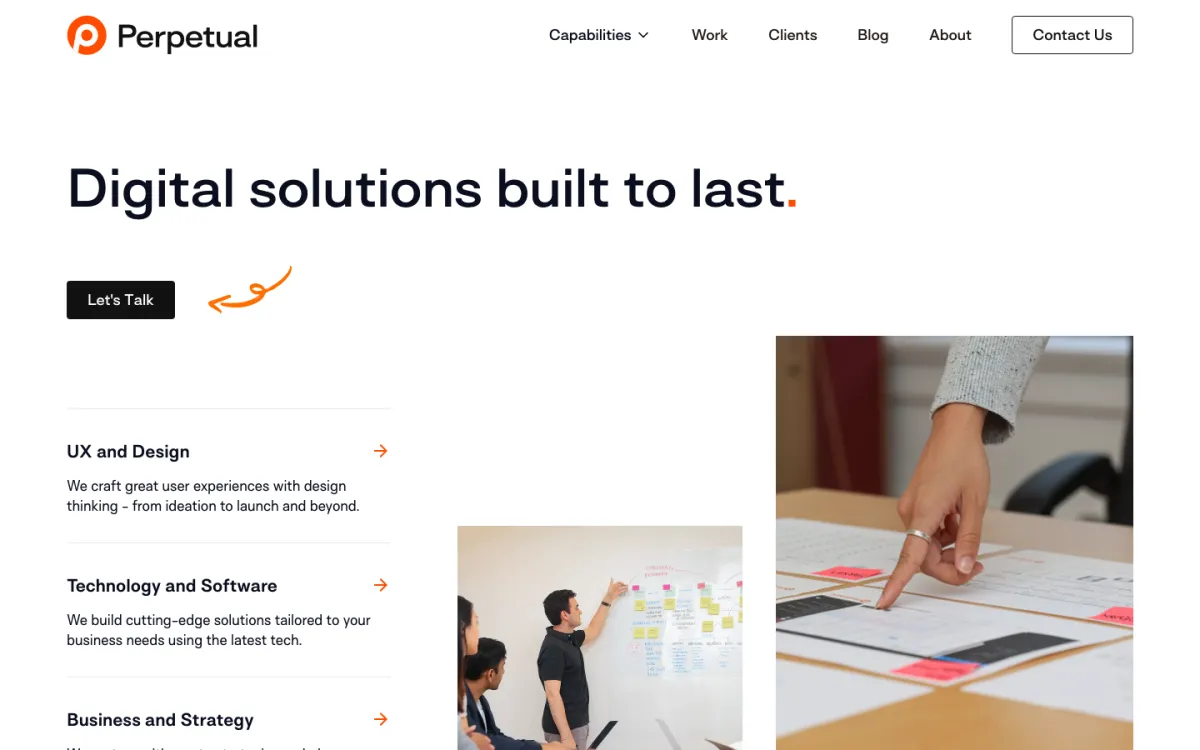 Perpetual homepage