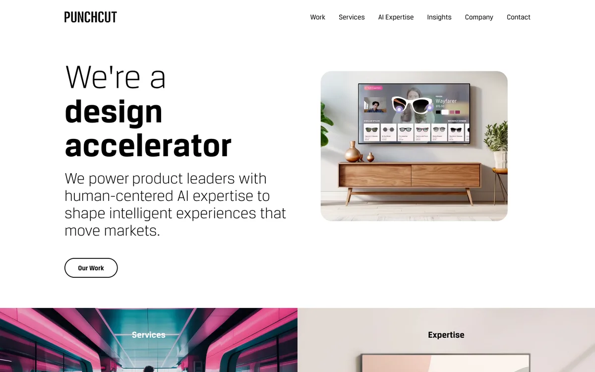 Punchcut homepage