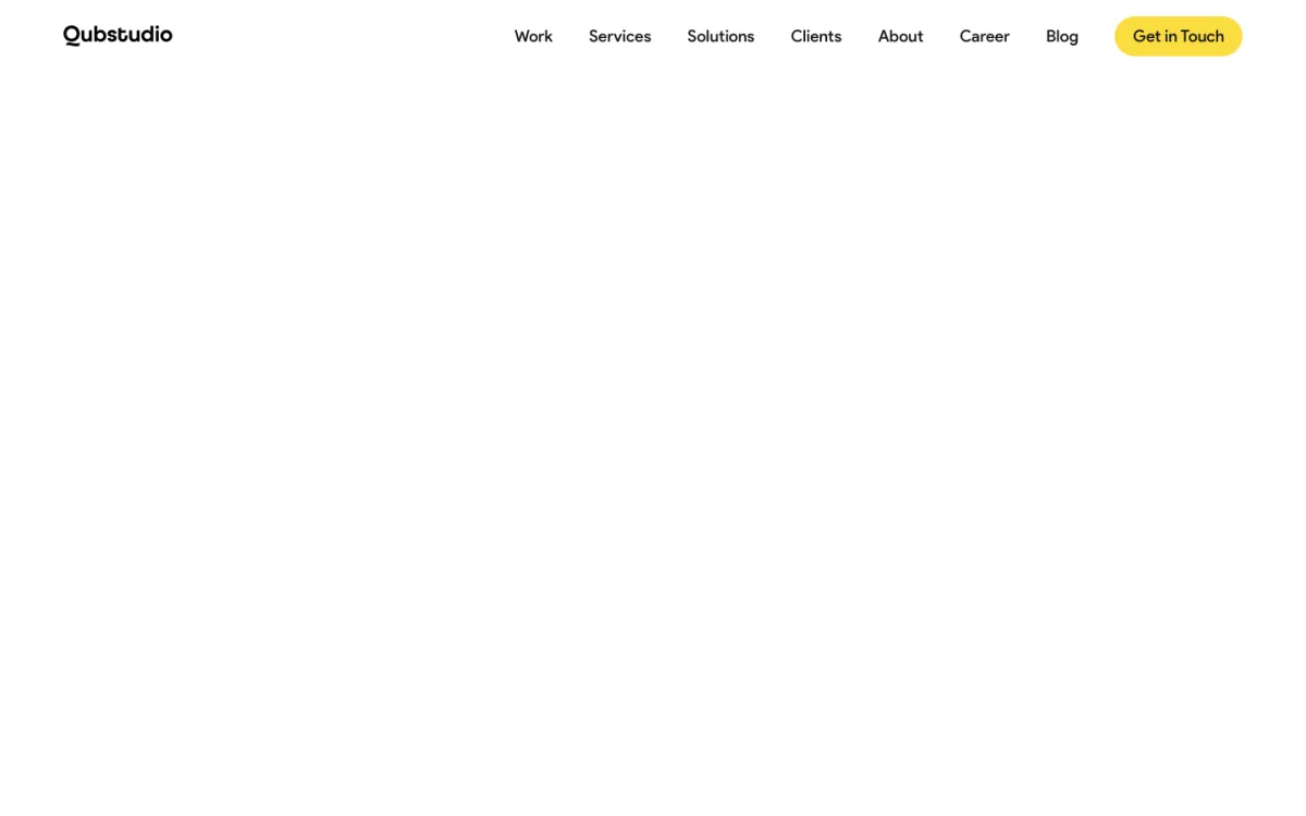 Qubstudio homepage