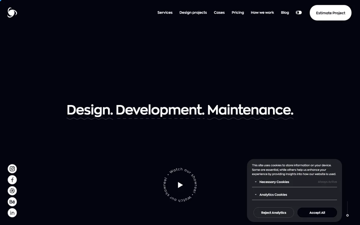 Ronas IT homepage