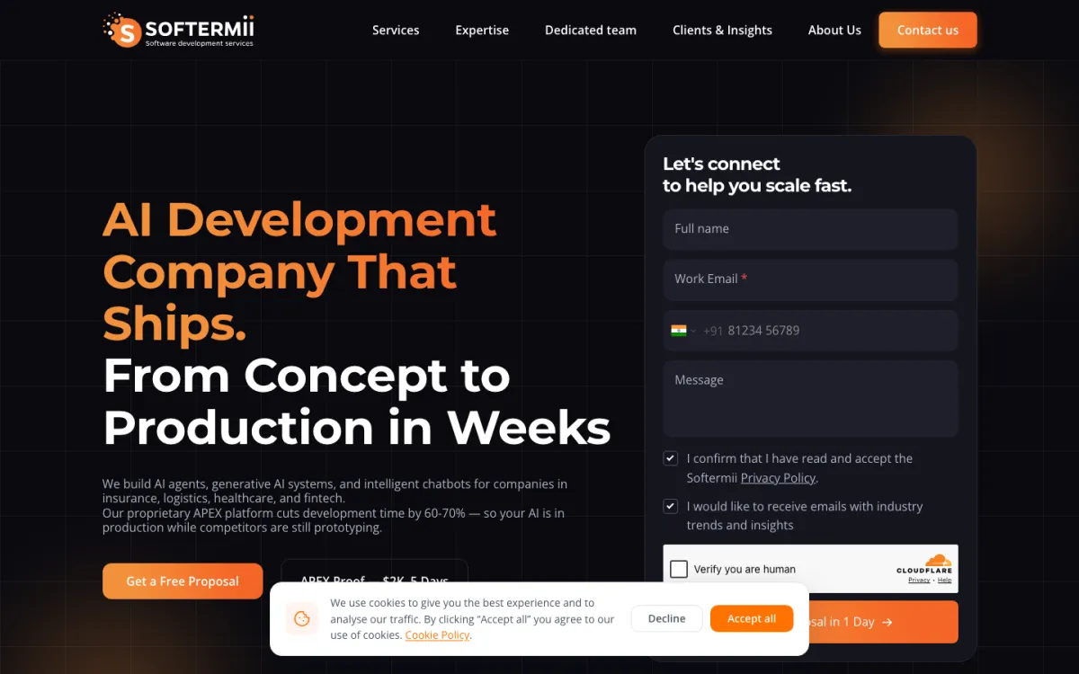 Softermii homepage