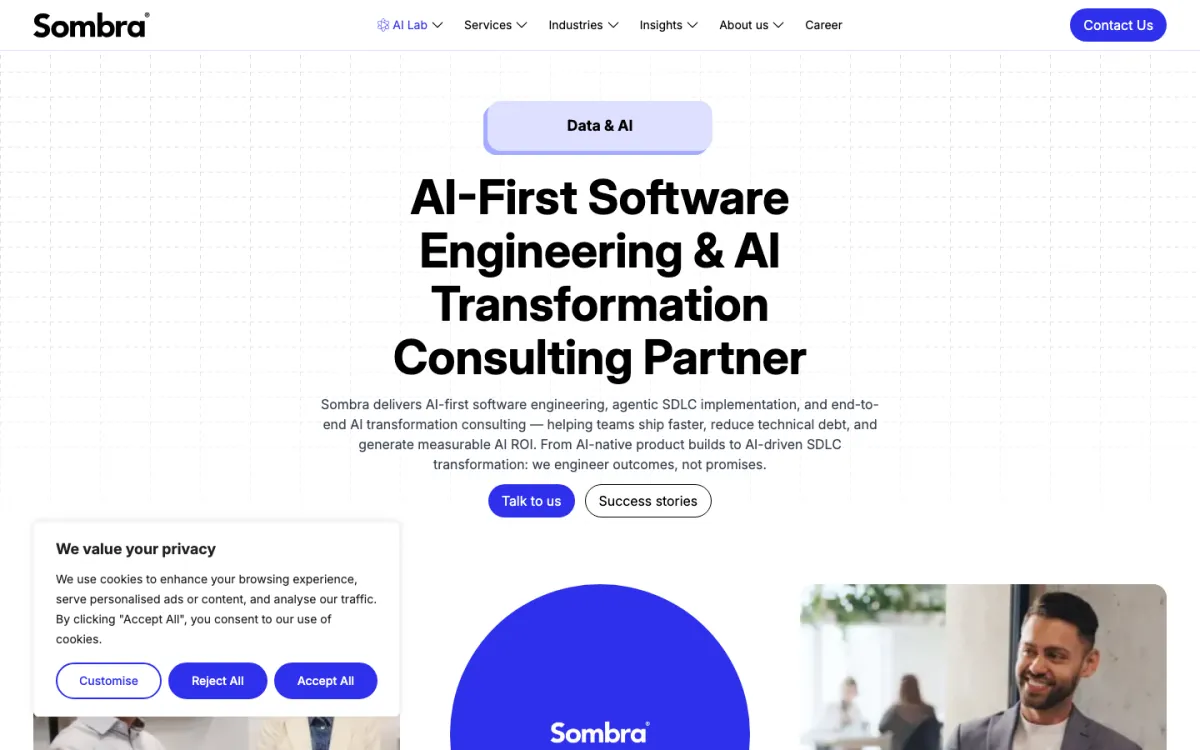 Sombra homepage