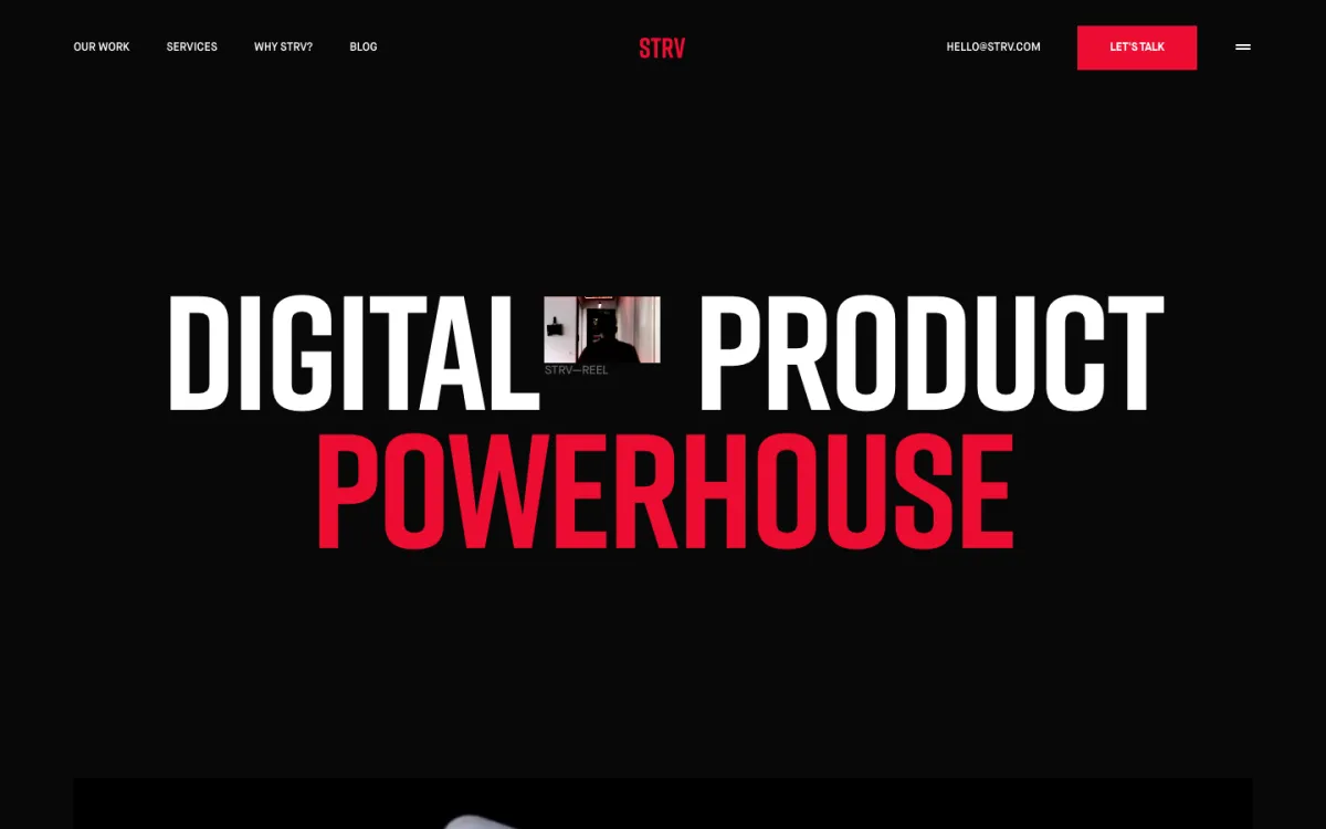 STRV homepage
