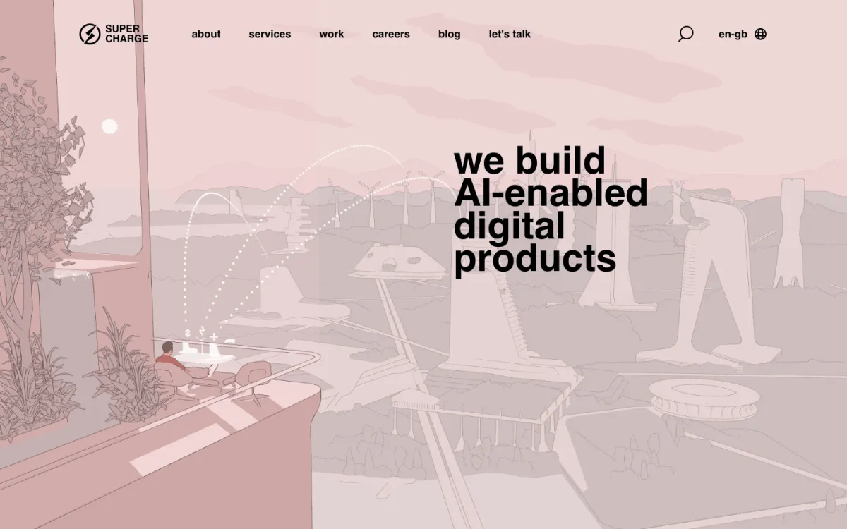 Supercharge homepage