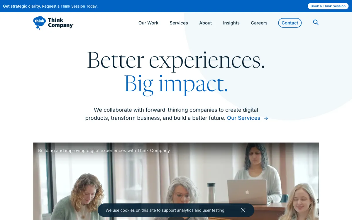 Think Company homepage
