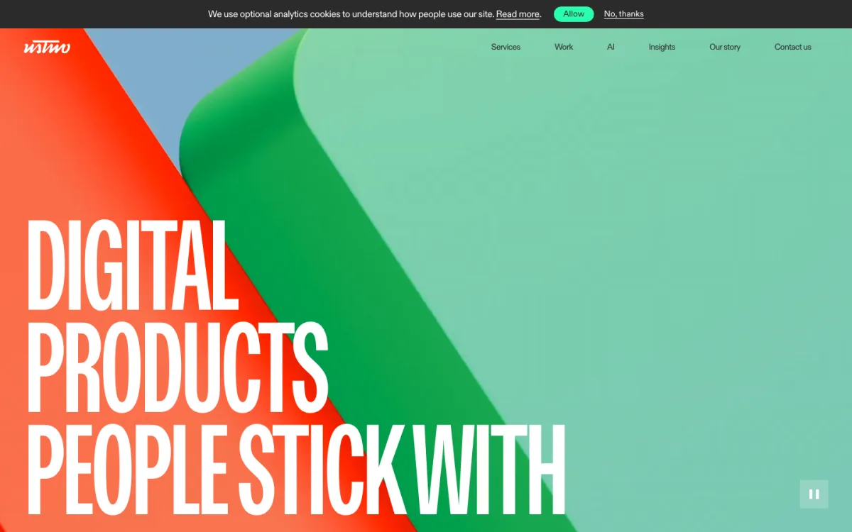 ustwo homepage