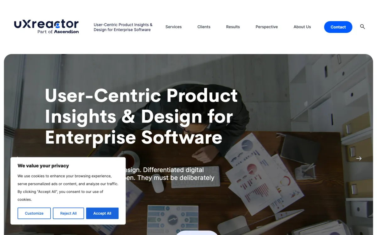 UXReactor homepage