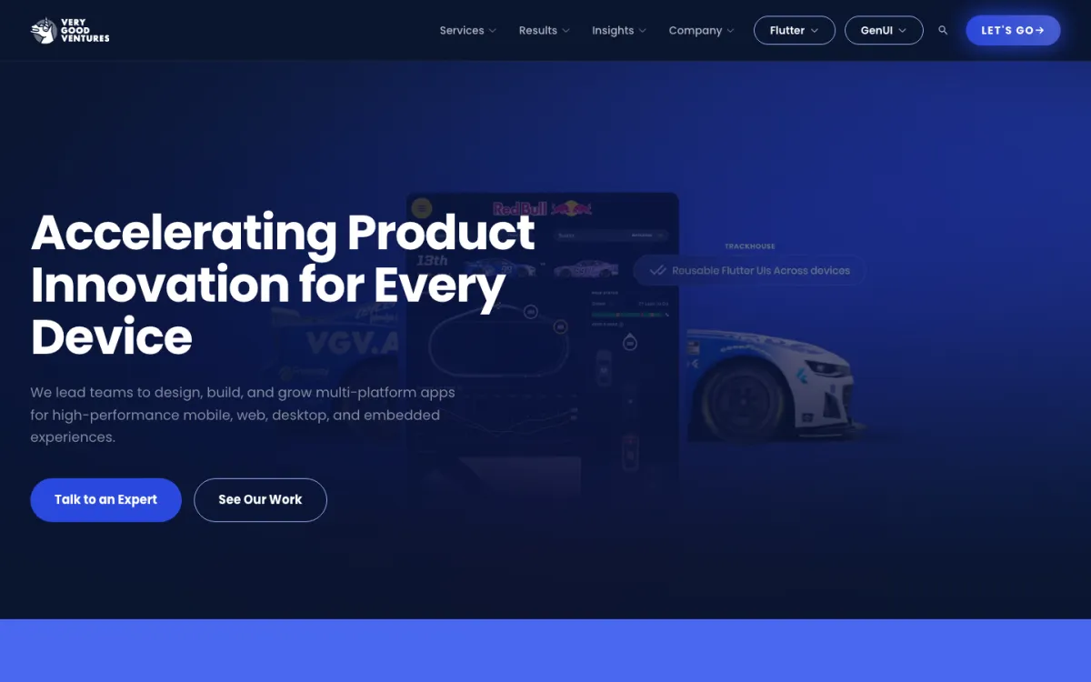 Very Good Ventures homepage