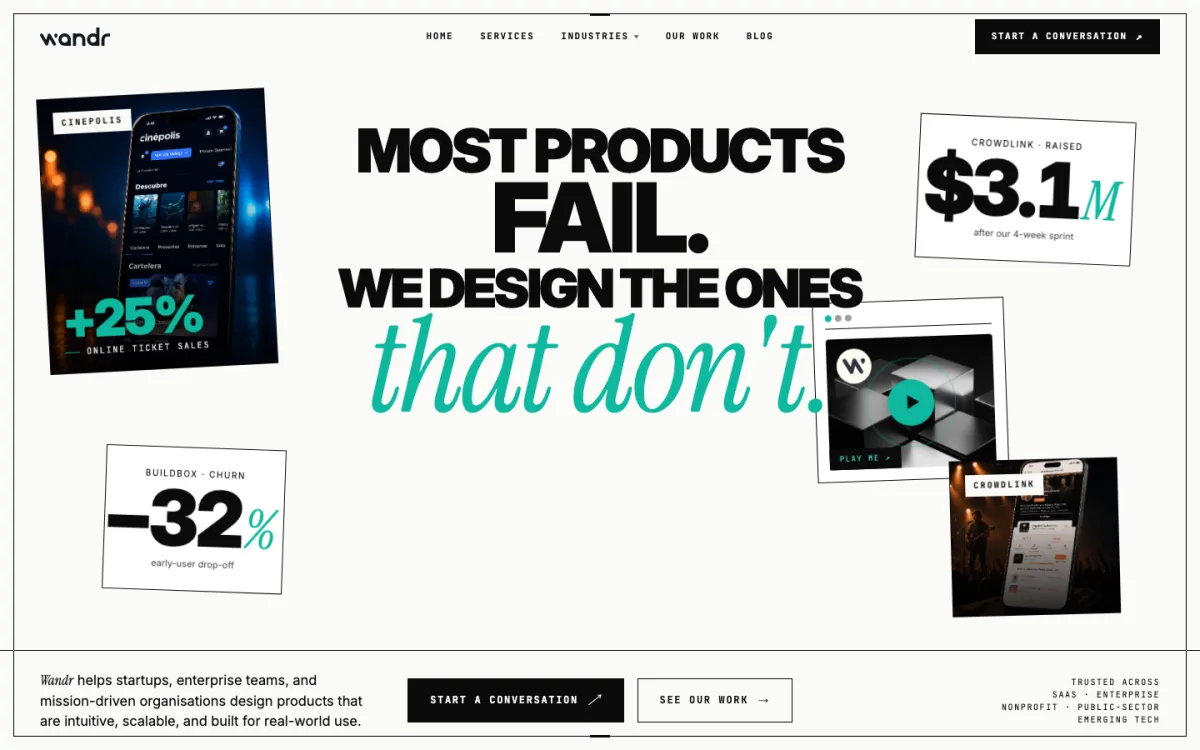WANDR homepage