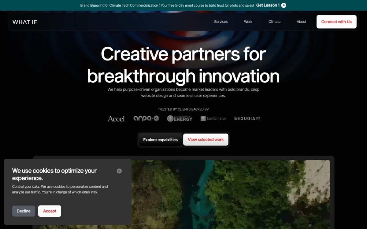 What if Design homepage