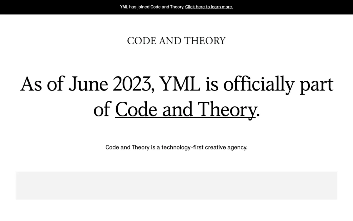 YML homepage