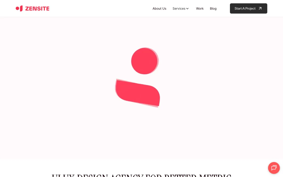 Zensite homepage